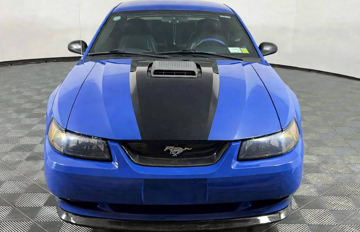 1999-2004 Ford Mustang Mach 1 Style Carbon Fiber Upper Grille