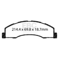 EBC 08-14 Ford Econoline E150 4.6L Extra Duty Front Brake Pads