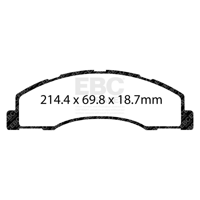 EBC 08-14 Ford Econoline E150 4.6L Extra Duty Front Brake Pads