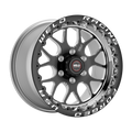 Weld S77 HD Beadlock 15x10/6x127/7.5 BS/3.54 HB-Black Center-Polished Shell-Black SBL MT Wheel