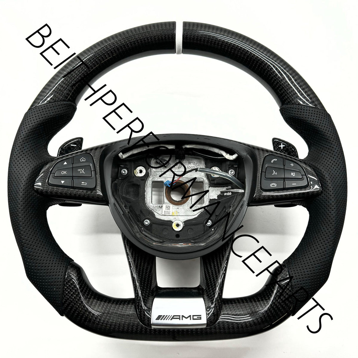 2015-2018 Mercedes W205 GLA GLC AMG GT – Carbon – Black Stitching