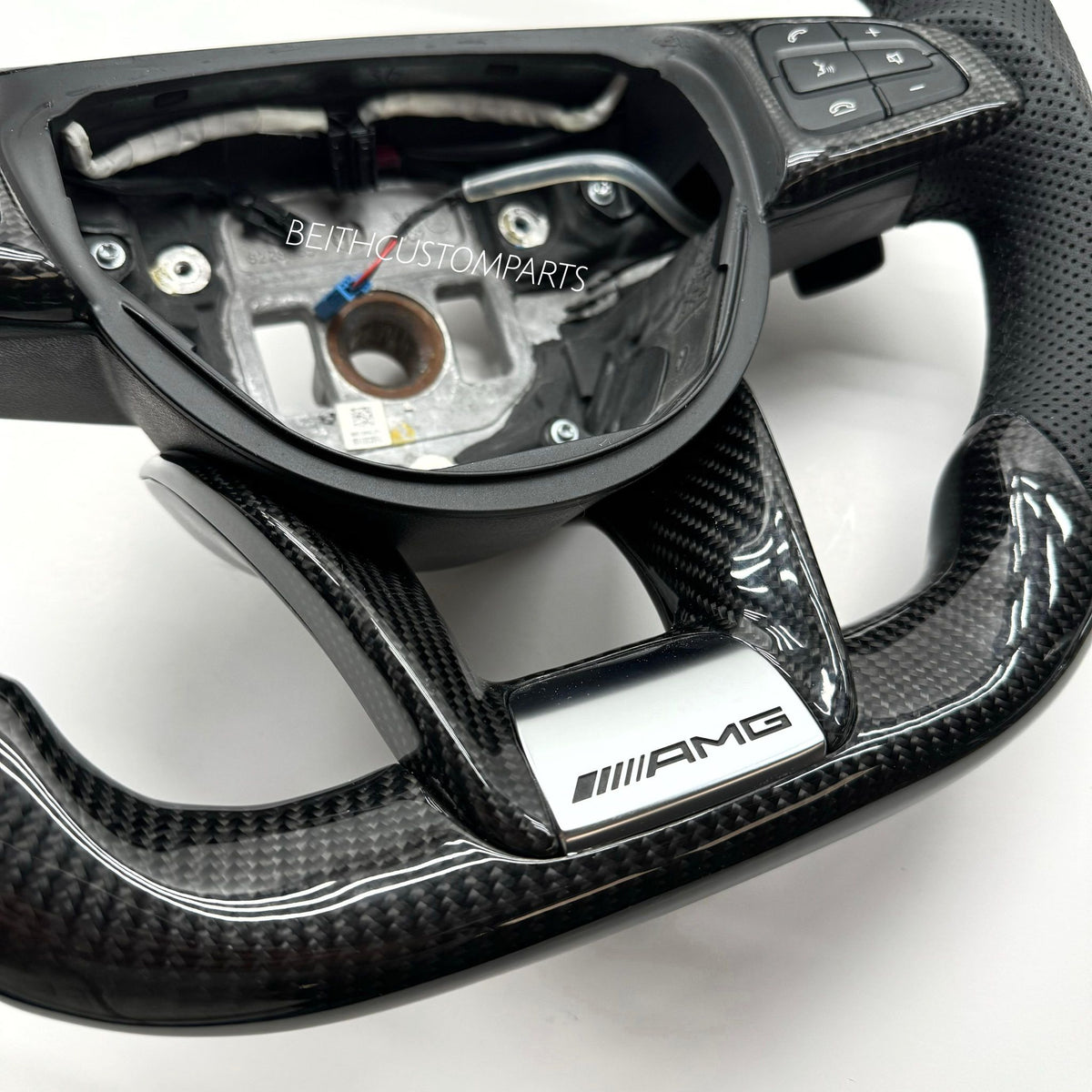 2015-2018 Mercedes W205 GLA GLC AMG GT – Carbon – Black Stitching
