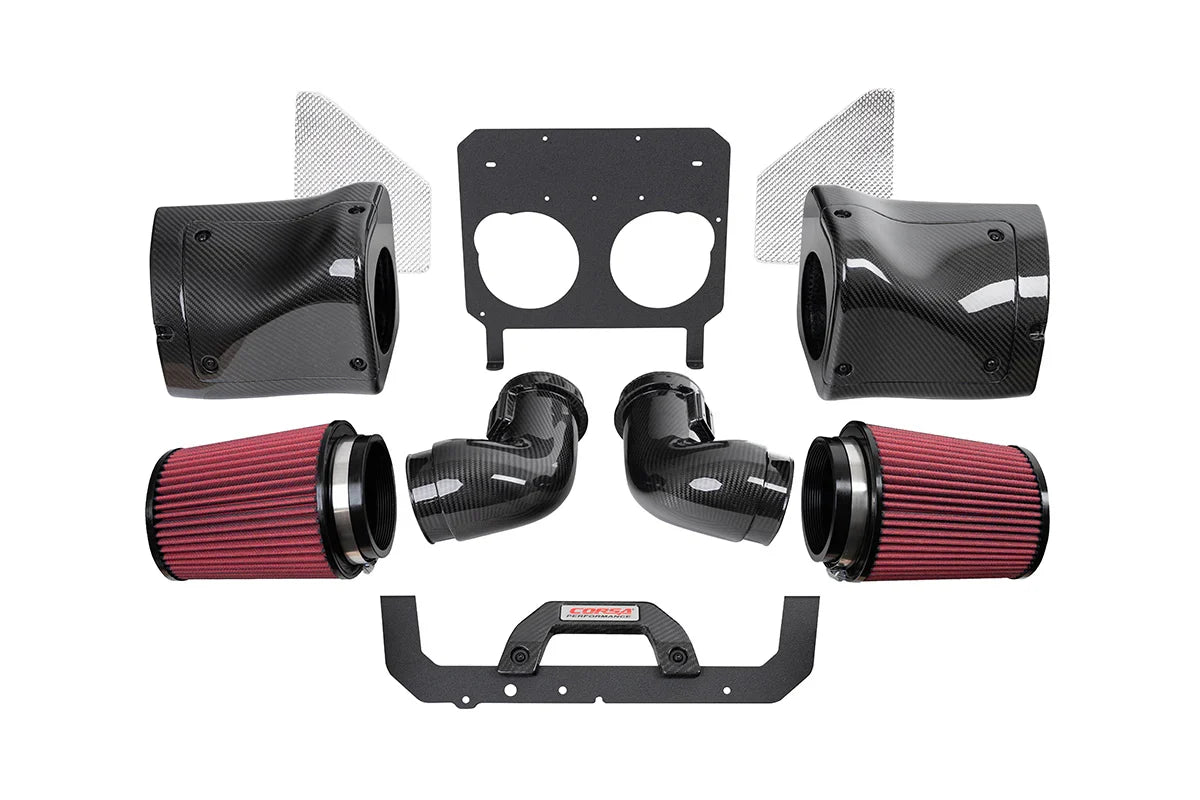 Corsa Carbon Fiber Dual Air Intake System for 2023–2025 Chevrolet Corvette C8 Z06 (LT6 5.5L)