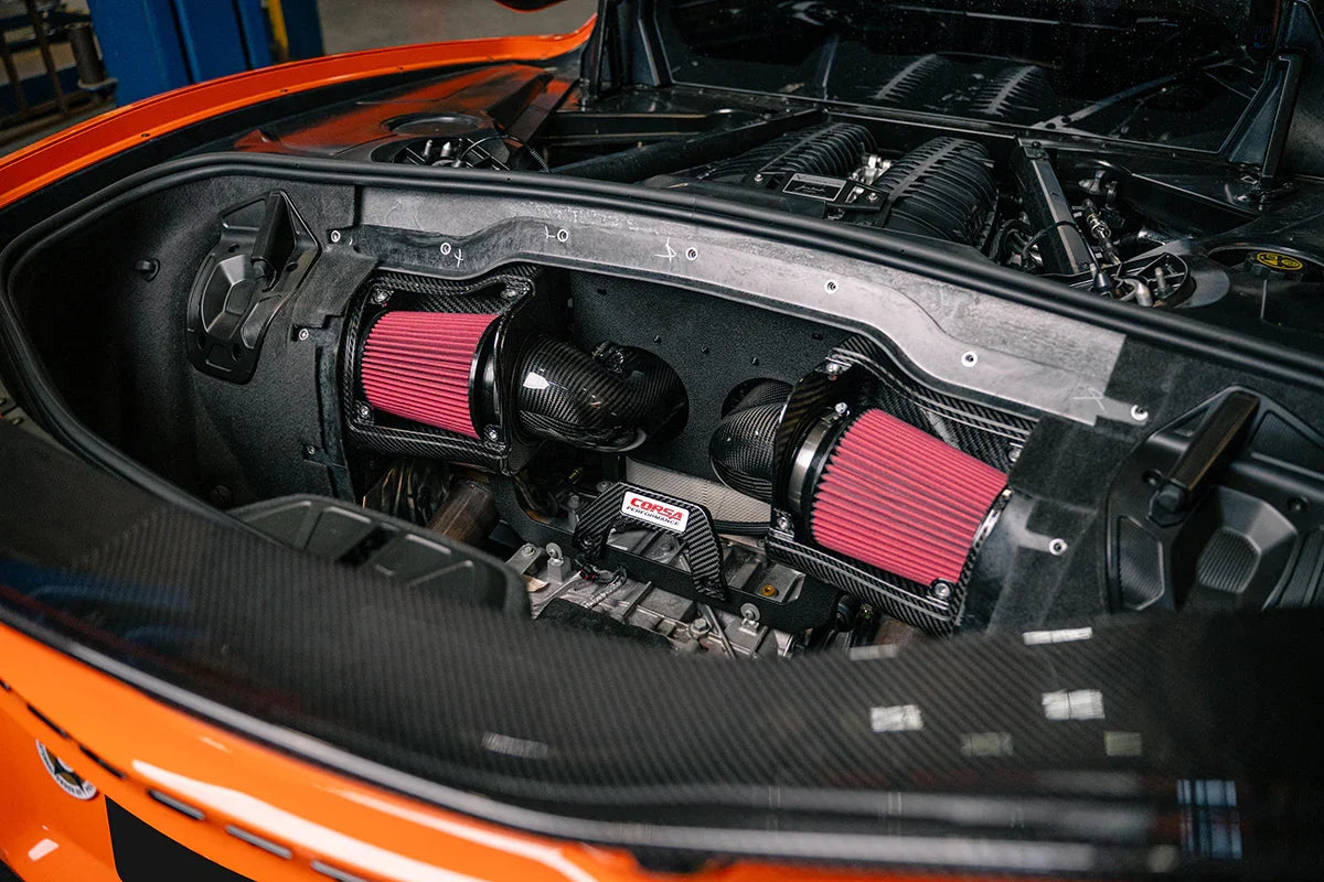 Corsa Carbon Fiber Dual Air Intake System for 2023–2025 Chevrolet Corvette C8 Z06 (LT6 5.5L)