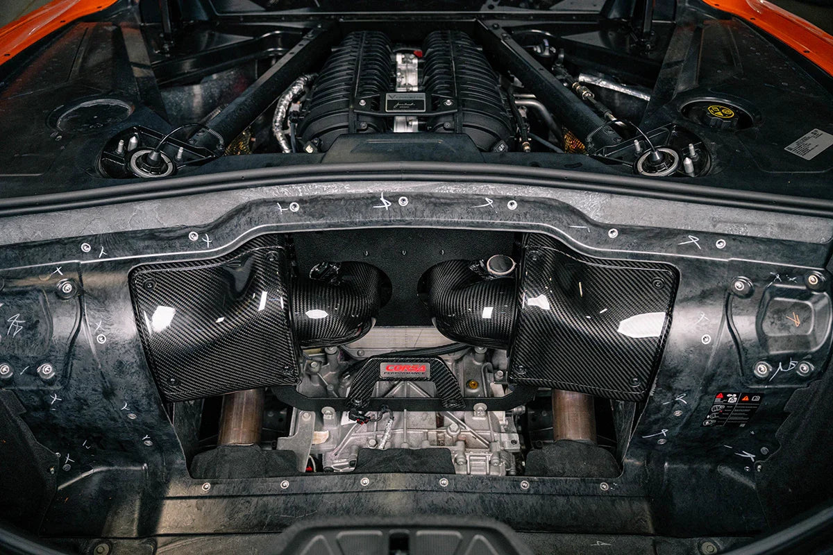 Corsa Carbon Fiber Dual Air Intake System for 2023–2025 Chevrolet Corvette C8 Z06 (LT6 5.5L)