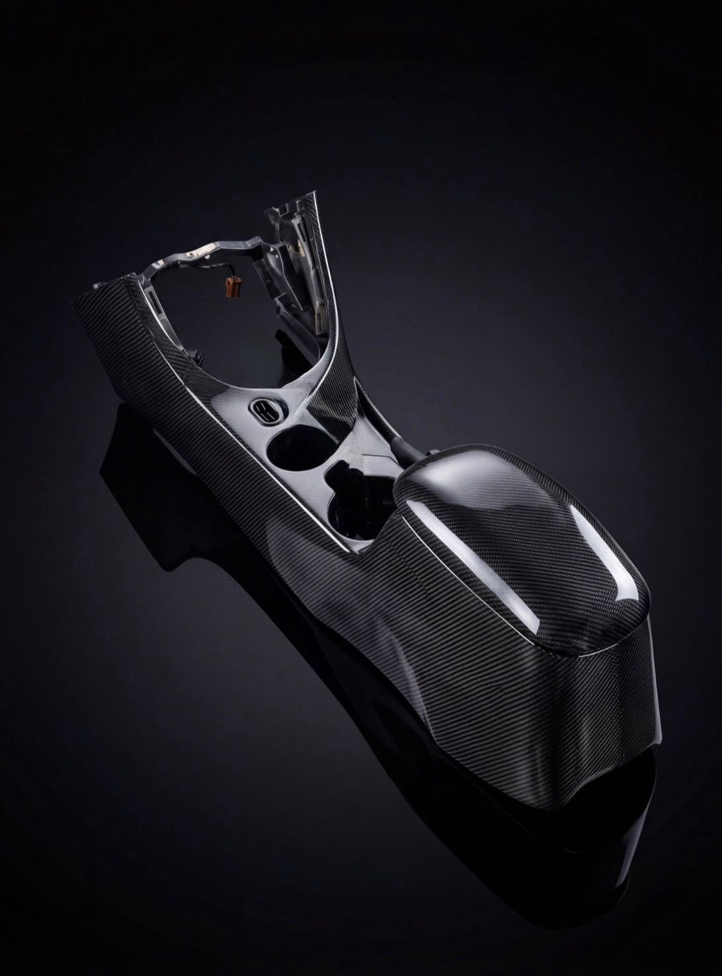 1999-2003 Ford Mustang GT Cobra Terminator Mach 1 Carbon Fiber Center Console image 1