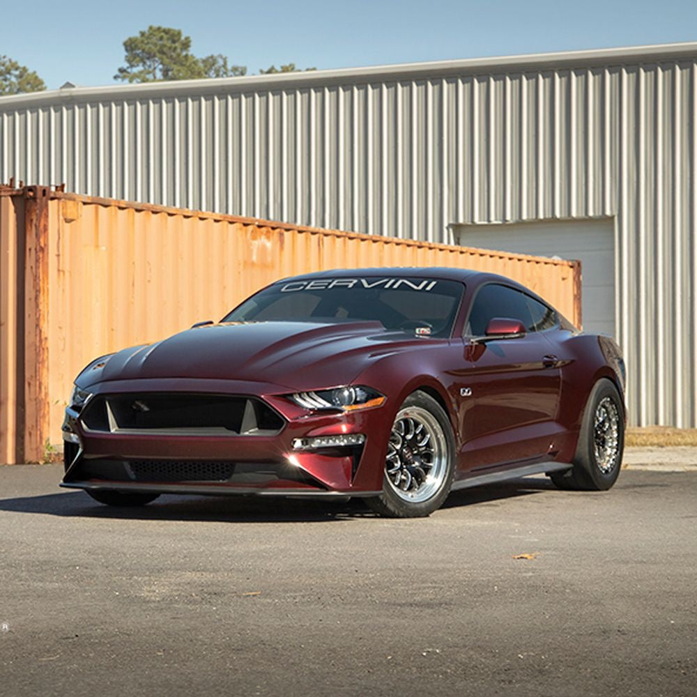 Cervini Fiberglass Cobra R Hood Mustang EcoBoost/ GT 18-23 image 1