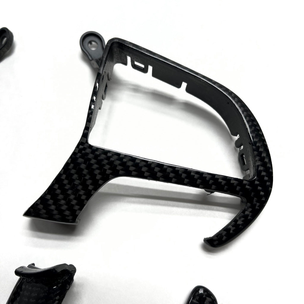 2015+ Dodge Charger/Challenger – Carbon Trim + Paddles