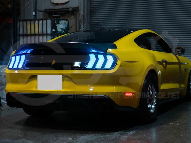 2015-2023 Ford Mustang S550 Euro RGB Sequential LED Taillights (Pair)