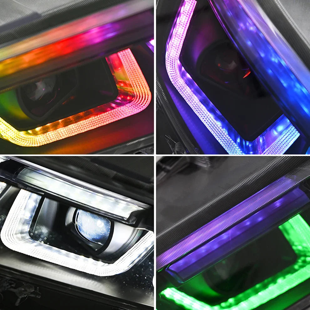 2024+ Ford Mustang RGB Triple Projector LED Headlights (Pair)