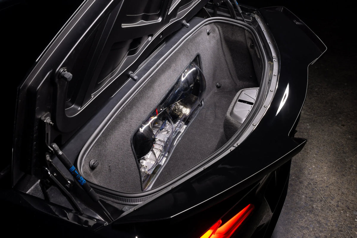 2023+ Chevrolet Corvette C8 Z06 Eventuri Carbon Fiber Intake System with Clear Lid