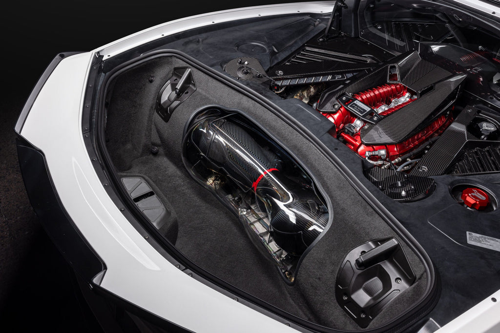 2023+ Chevrolet Corvette C8 Z06 Eventuri Carbon Fiber Intake System with Clear Lid