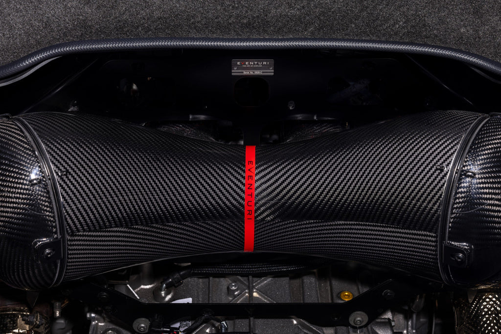 2023+ Chevrolet Corvette C8 Z06 Eventuri Carbon Fiber Intake System with Clear Lid