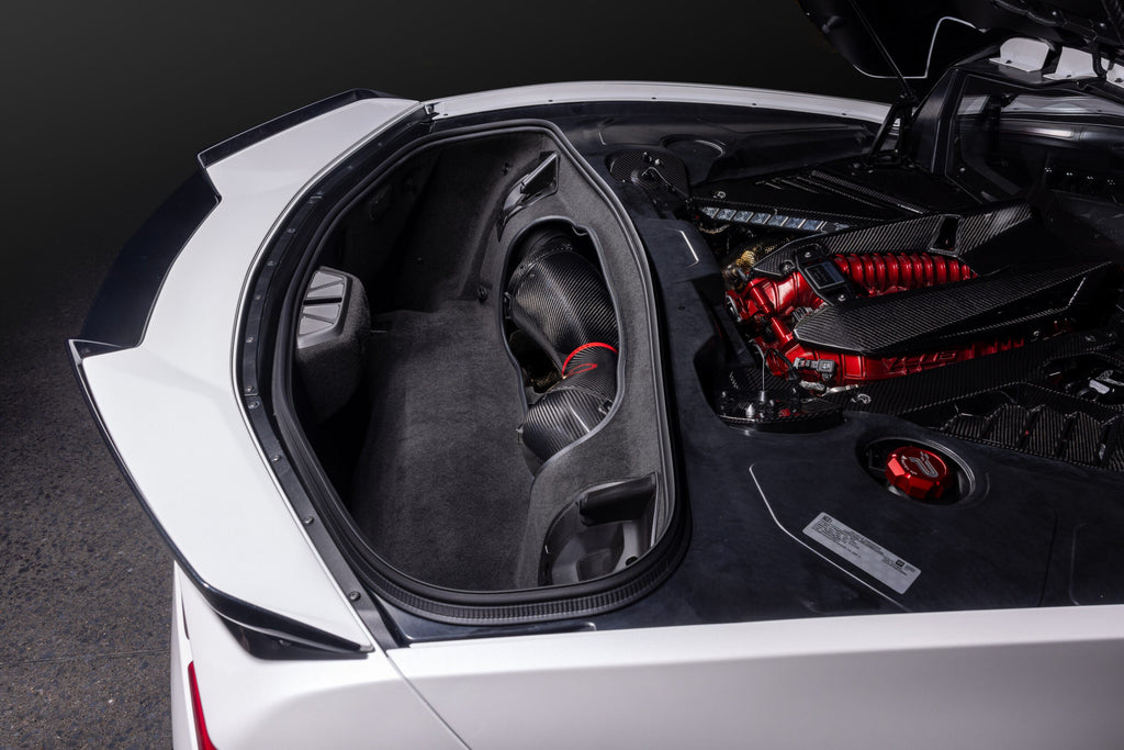 2023+ Chevrolet Corvette C8 Z06 Eventuri Carbon Fiber Intake System with Clear Lid