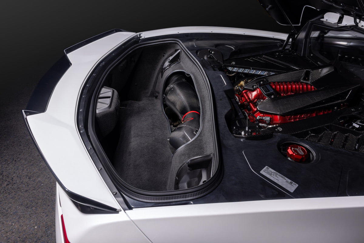 2023+ Chevrolet Corvette C8 Z06 Eventuri Carbon Fiber Intake System with Clear Lid