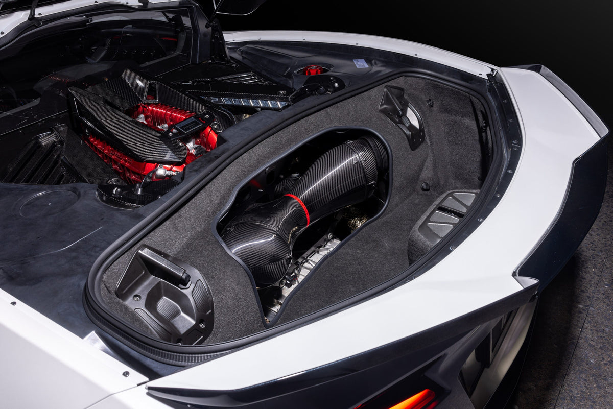 2023+ Chevrolet Corvette C8 Z06 Eventuri Carbon Fiber Intake System with Clear Lid
