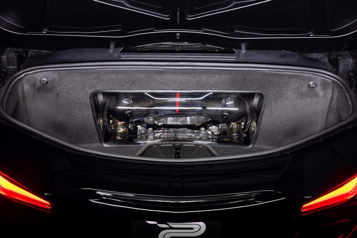 2023+ Chevrolet Corvette C8 Z06 Eventuri Carbon Fiber Intake System with Clear Lid