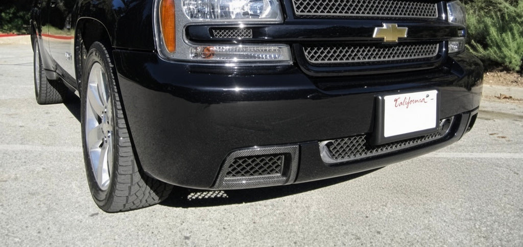 2006-2009 Chevy TrailBlazer SS (TBSS) Carbon Fiber Front Bumper Air Scoops - Pair