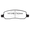 EBC 06-09 Buick Lucerne 3.8 Yellowstuff Rear Brake Pads