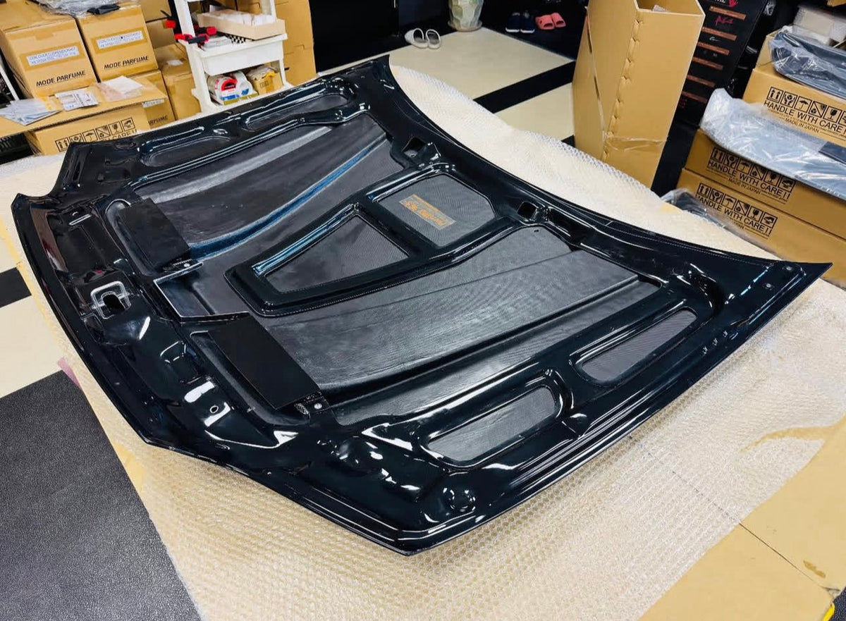 2015–2017 Ford Mustang GT3 Style Carbon Fiber Hood image 1