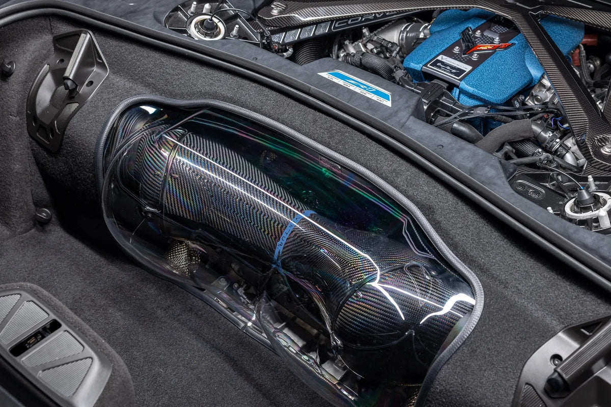 2025+ Chevrolet Corvette C8 ZR1 / ZR1X Eventuri Carbon Fiber Intake System with Clear Lid