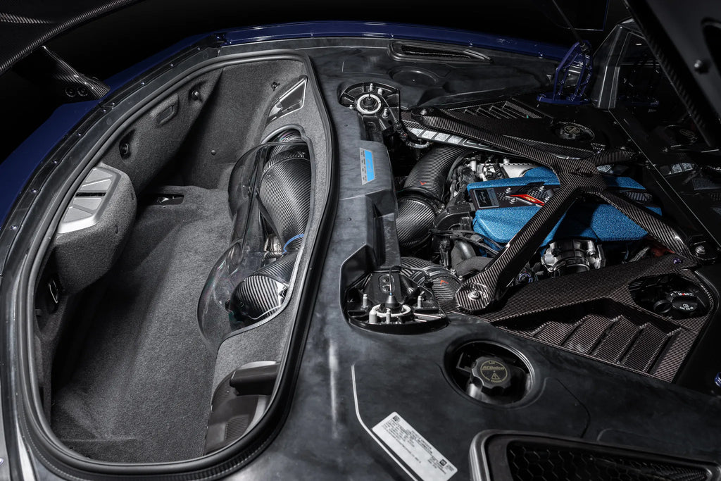 2025+ Chevrolet Corvette C8 ZR1 / ZR1X Eventuri Carbon Fiber Intake System with Clear Lid