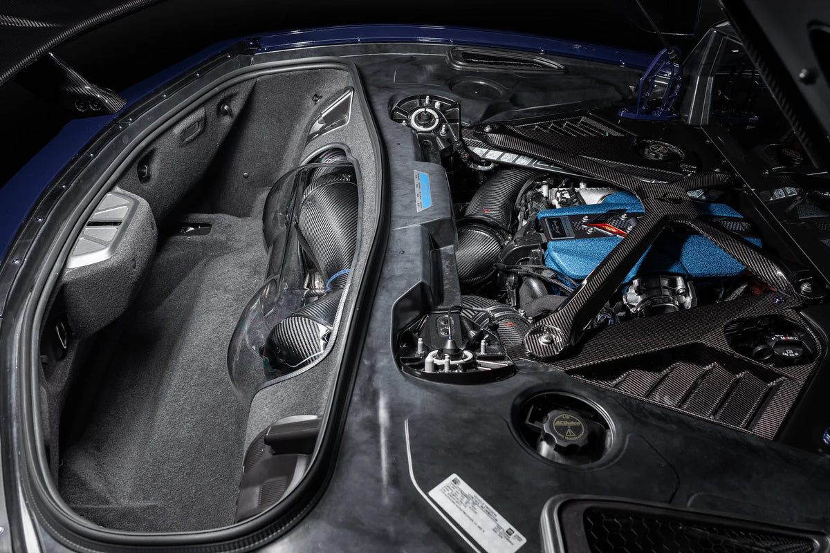 2025+ Chevrolet Corvette C8 ZR1 / ZR1X Eventuri Carbon Fiber Intake System with Clear Lid