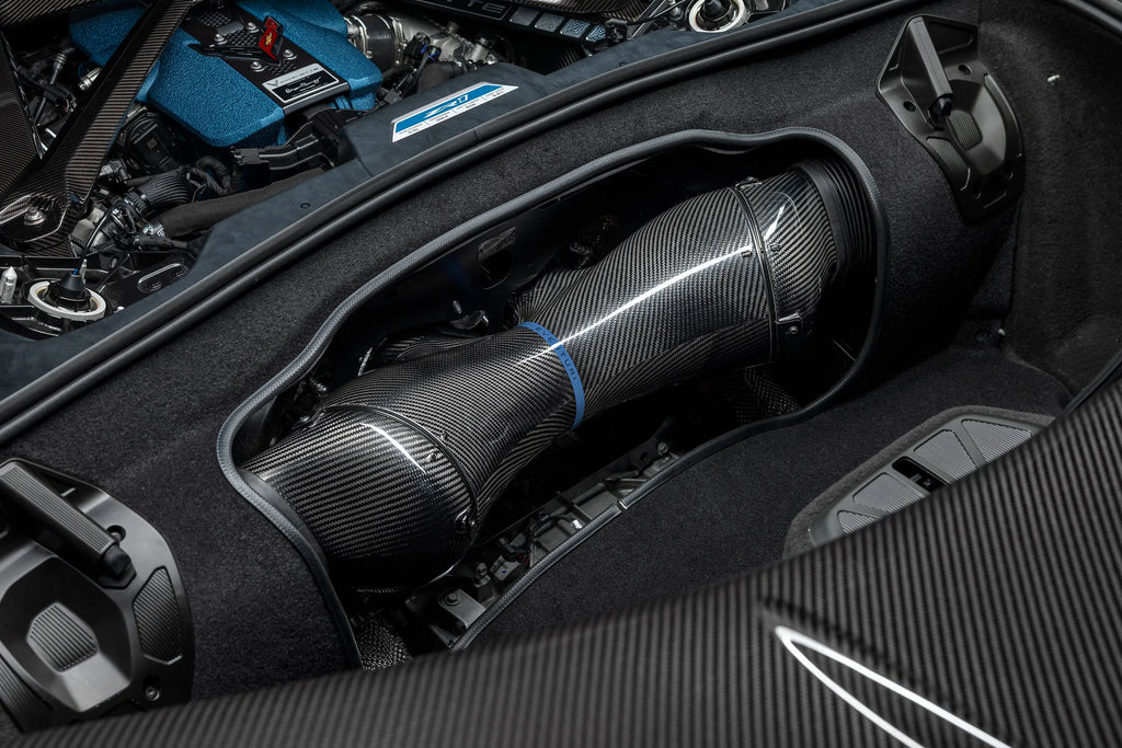 2025+ Chevrolet Corvette C8 ZR1 / ZR1X Eventuri Carbon Fiber Intake System with Clear Lid