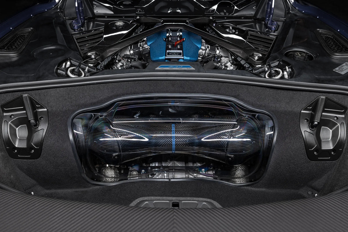 2025+ Chevrolet Corvette C8 ZR1 / ZR1X Eventuri Carbon Fiber Intake System with Clear Lid