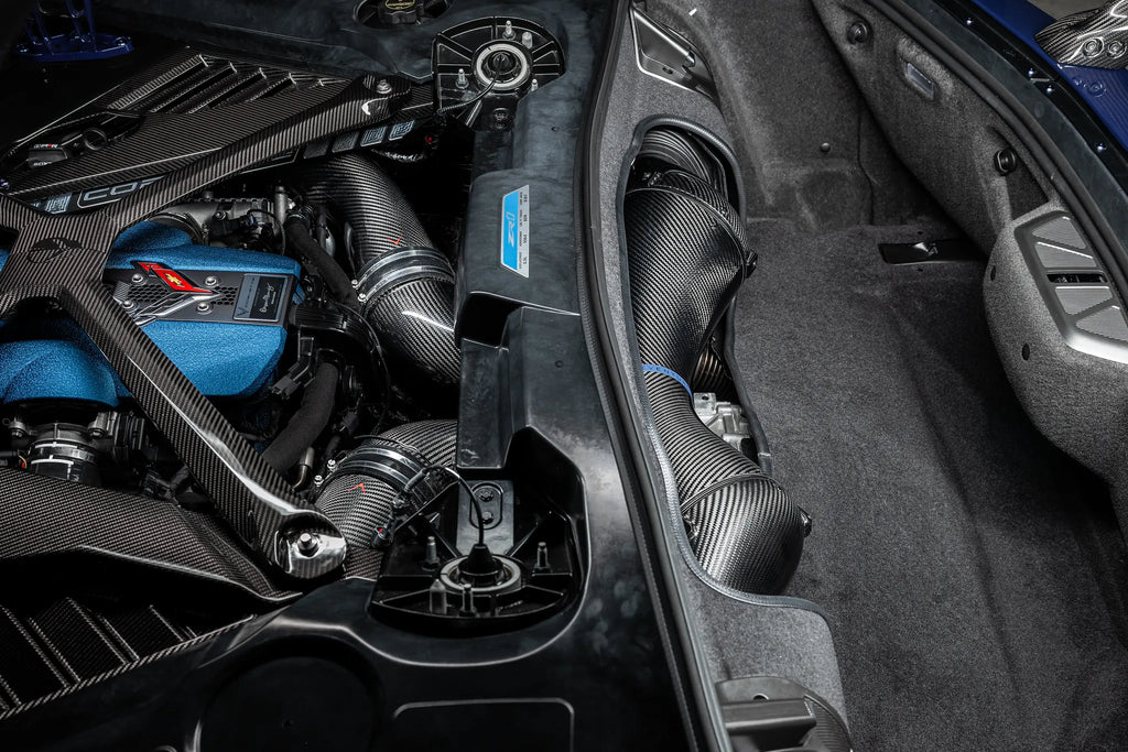 2025+ Chevrolet Corvette C8 ZR1 / ZR1X Eventuri Carbon Fiber Intake System with Clear Lid