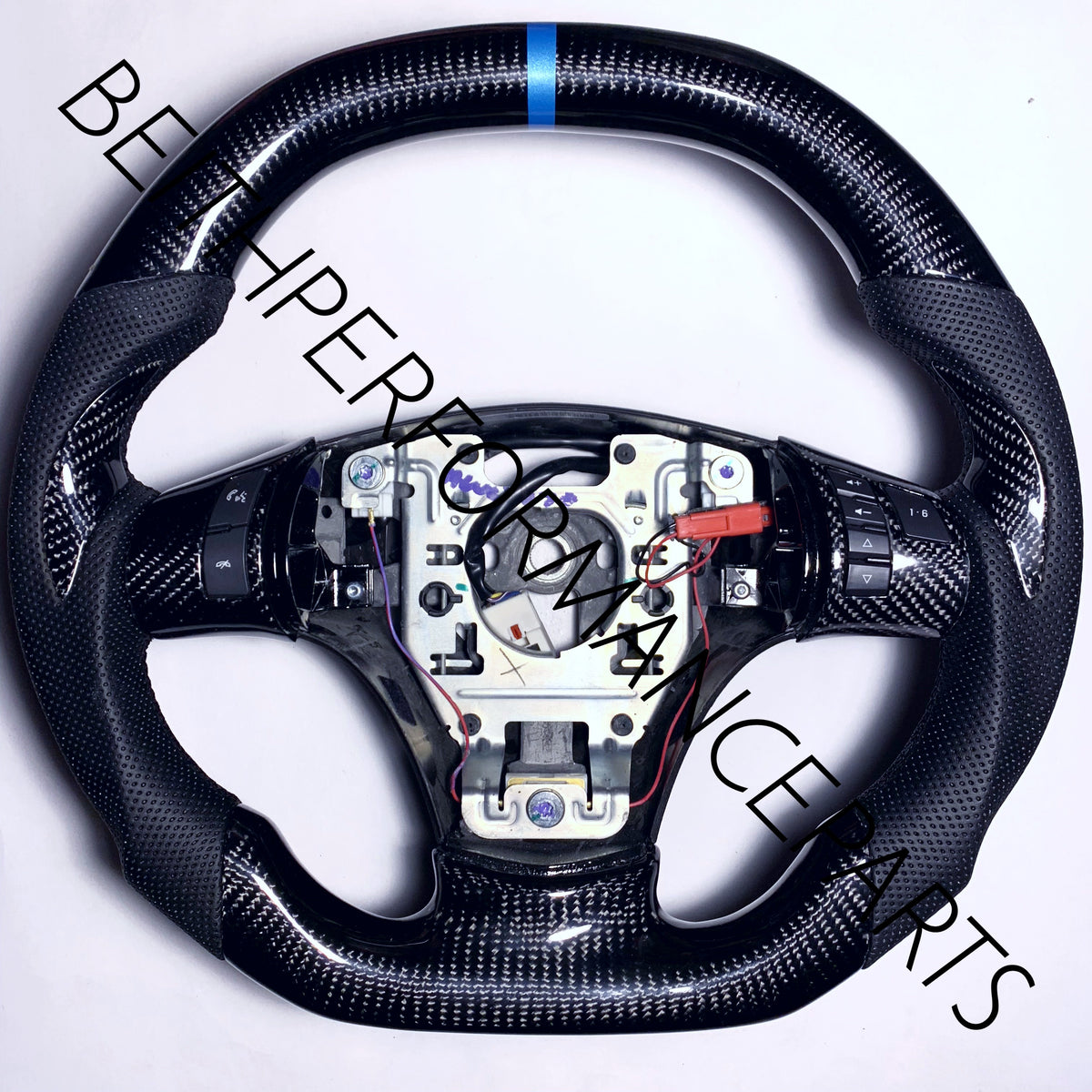 2009-2013 Chevrolet Corvette ZR1 – Carbon – Black Stitching, Blue Stripe