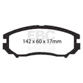 EBC 04-06 Hyundai Tiburon 2.7 6 speed Yellowstuff Front Brake Pads
