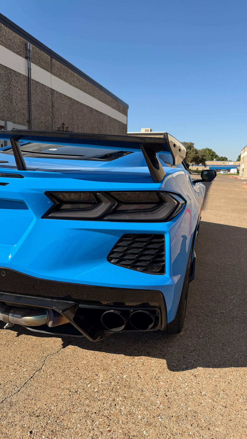 2020-2026 Corvette C8 Euro Smoke Style LED Taillights Amber Sequential Pair