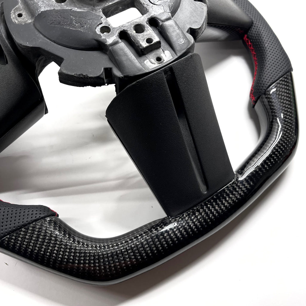 2011-2014 Ford Mustang – Carbon – Red Stitching