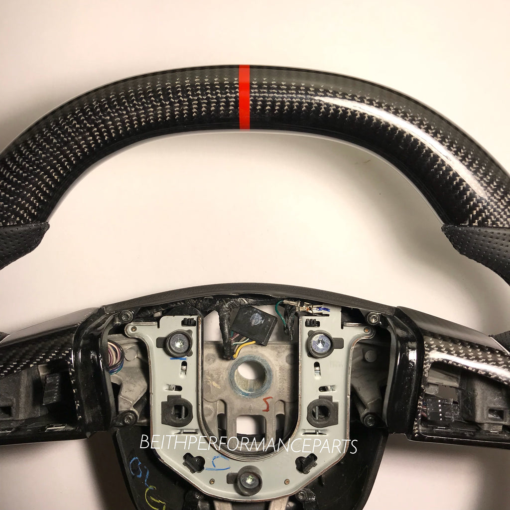 2009-2015 Cadillac CTS-V – Carbon – Flat Top, Black Stitching