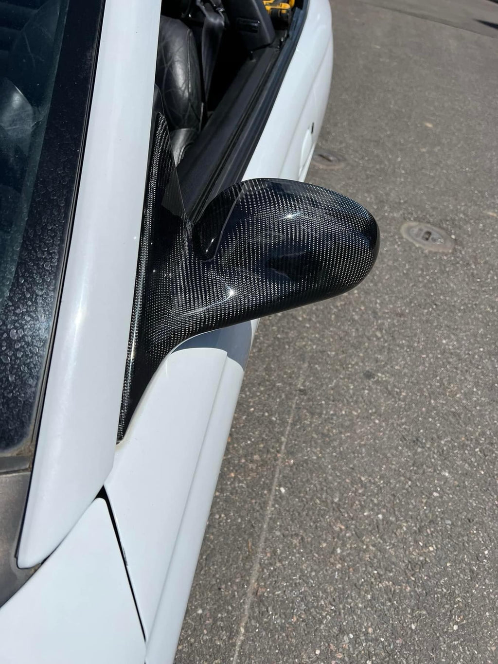 1999-2004 Ford Mustang Carbon Fiber Mirror Covers - Pair image 2
