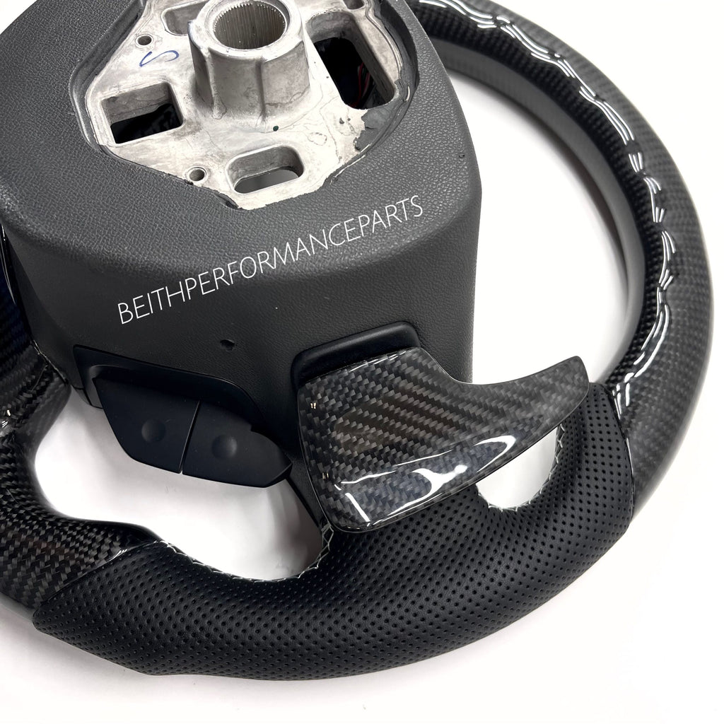 2016+ Chevrolet Camaro SS- Carbon – Grey Stitching