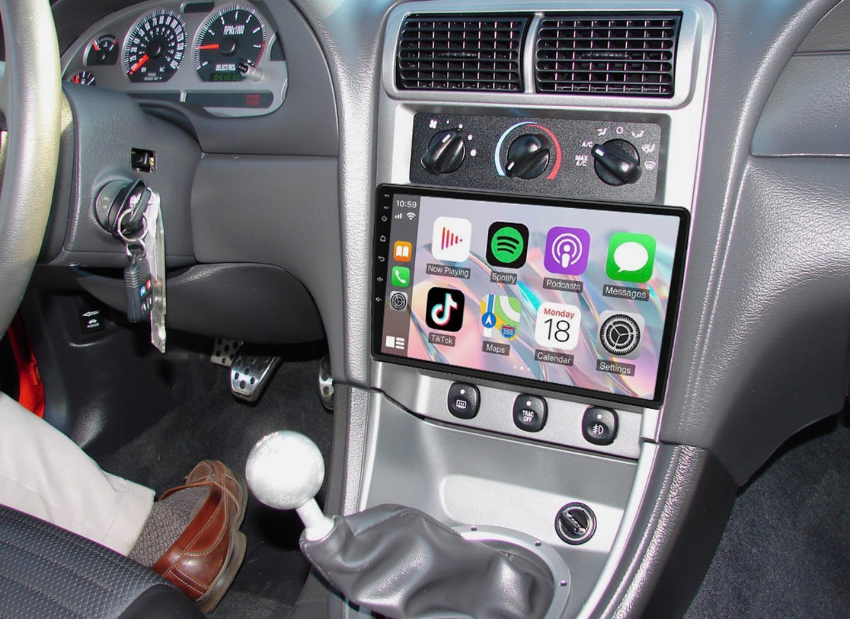1994-2004 Ford Mustang 10.1" Android Car Stereo - Apple CarPlay & GPS (4GB+64GB)