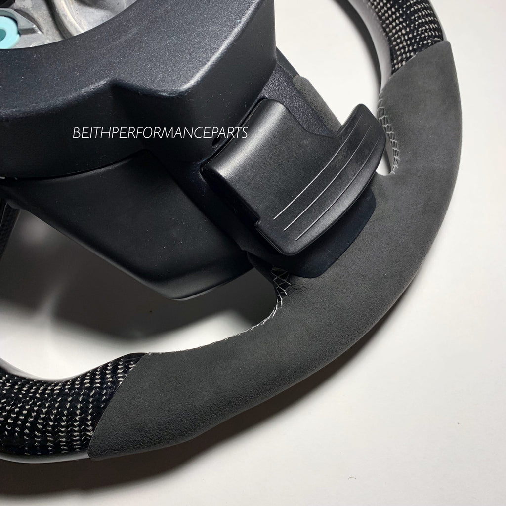2015-2017 Ford Mustang – Carbon – Alcantara + Grey Stitching