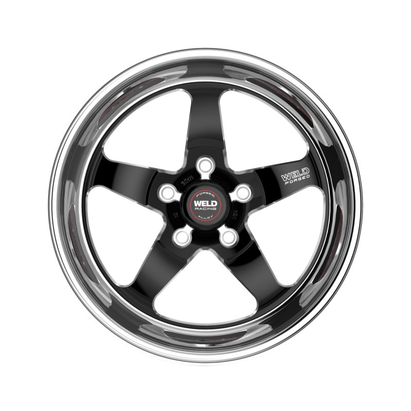 Weld S71 20x10 / 5x127 / 6.4 BS / 3.18 HB - Black Center - Polished Shell - Non-BL Wheel