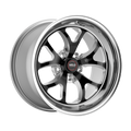 Weld S76 17x10.5 / 5x112 / 7.3 BS / 3.18 HB - Black Center - Polished Shell - Non-BL Wheel