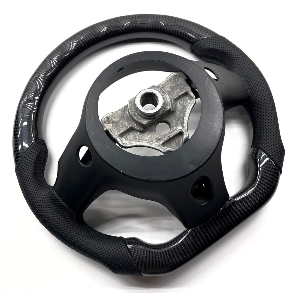 2003-2010 Dodge Viper Carbon Fiber Steering Wheel - Customizable Stitching image 1