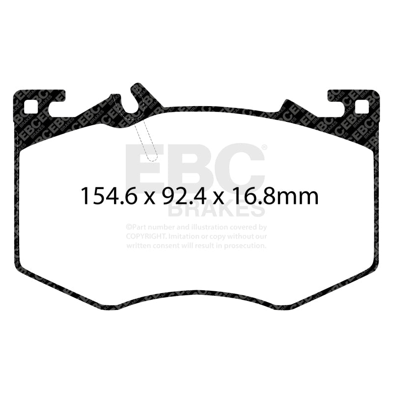 EBC 2020+ Mercedes-Benz A35 AMG 4Matic 2.0T Yellowstuff Front Brake Pads