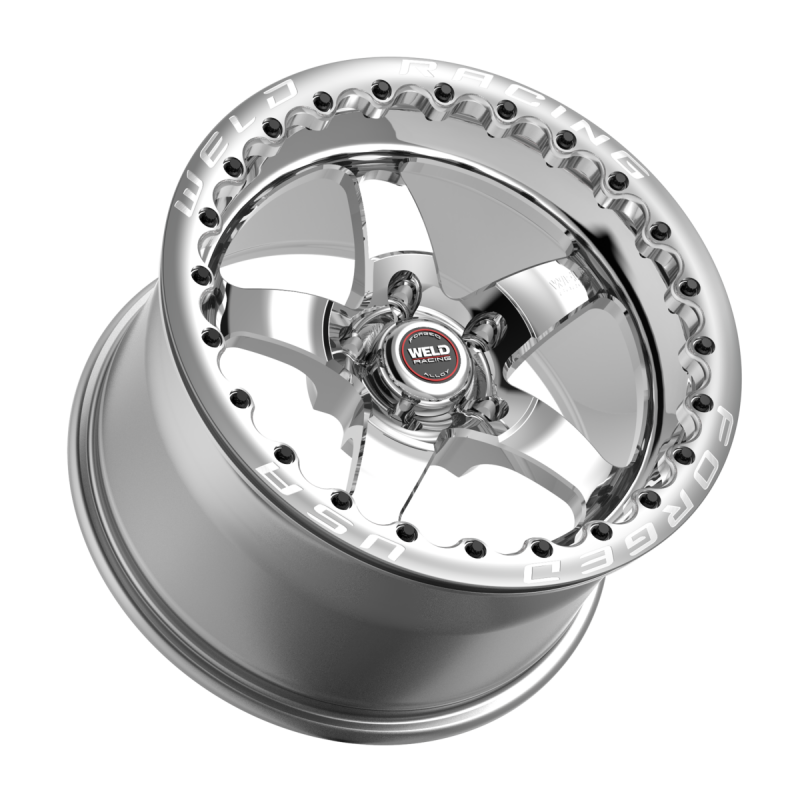 Weld S71 Beadlock 17x10/5x115/5.2 BS/3.18 HB-Polished Center-Polished Shell-Polished SBL Wheel