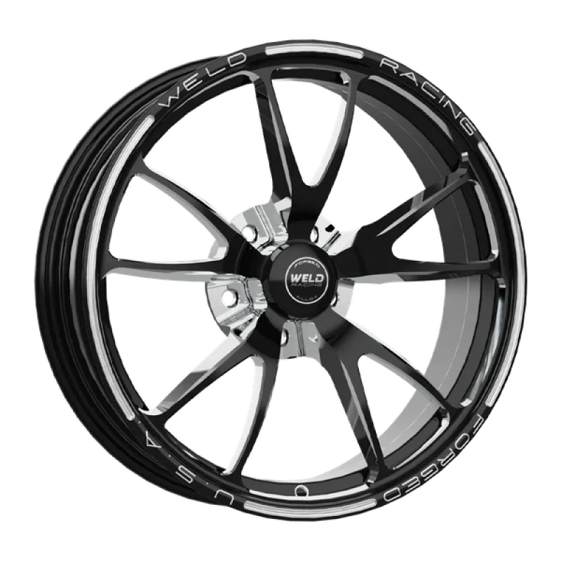 Weld Full Throttle Frontrunner 18x6 / 5x4.75 / 3.2 BS / 3.1 HB - Gloss Black Milled - Non-BL Wheel