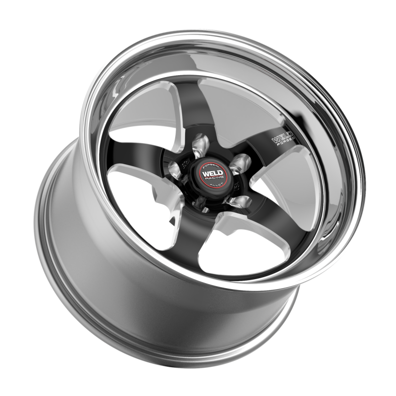 Weld S71 20x11 / 5x115 / 5.8 BS / 3.18 HB - Black Center - Polished Shell - Non-BL Wheel
