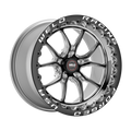 Weld S85 Beadlock 15x9/5x114.3/6.5 BS/3.18 HB - Black Center - Polished Shell - Black SBL MT Wheel