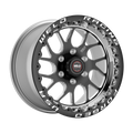 Weld S78 HD Beadlock 17x9.5/6x135/6.2 BS/3.54 HB - Black Center - Polished Shell - Black SBL Wheel