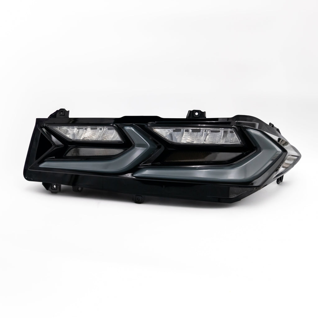 2020-2026 Corvette C8 Euro Smoke Style LED Taillights Amber Sequential Pair