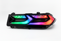 2020-2026 RGB Corvette C8 Euro Smoke Style LED Taillights Amber Sequential Pair